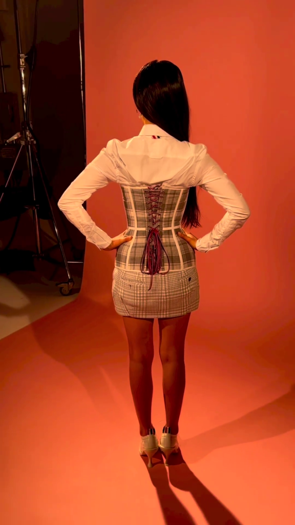 Sexy Wednesday Star Jenna Ortega Gets Tied Up In A Corset Thblog