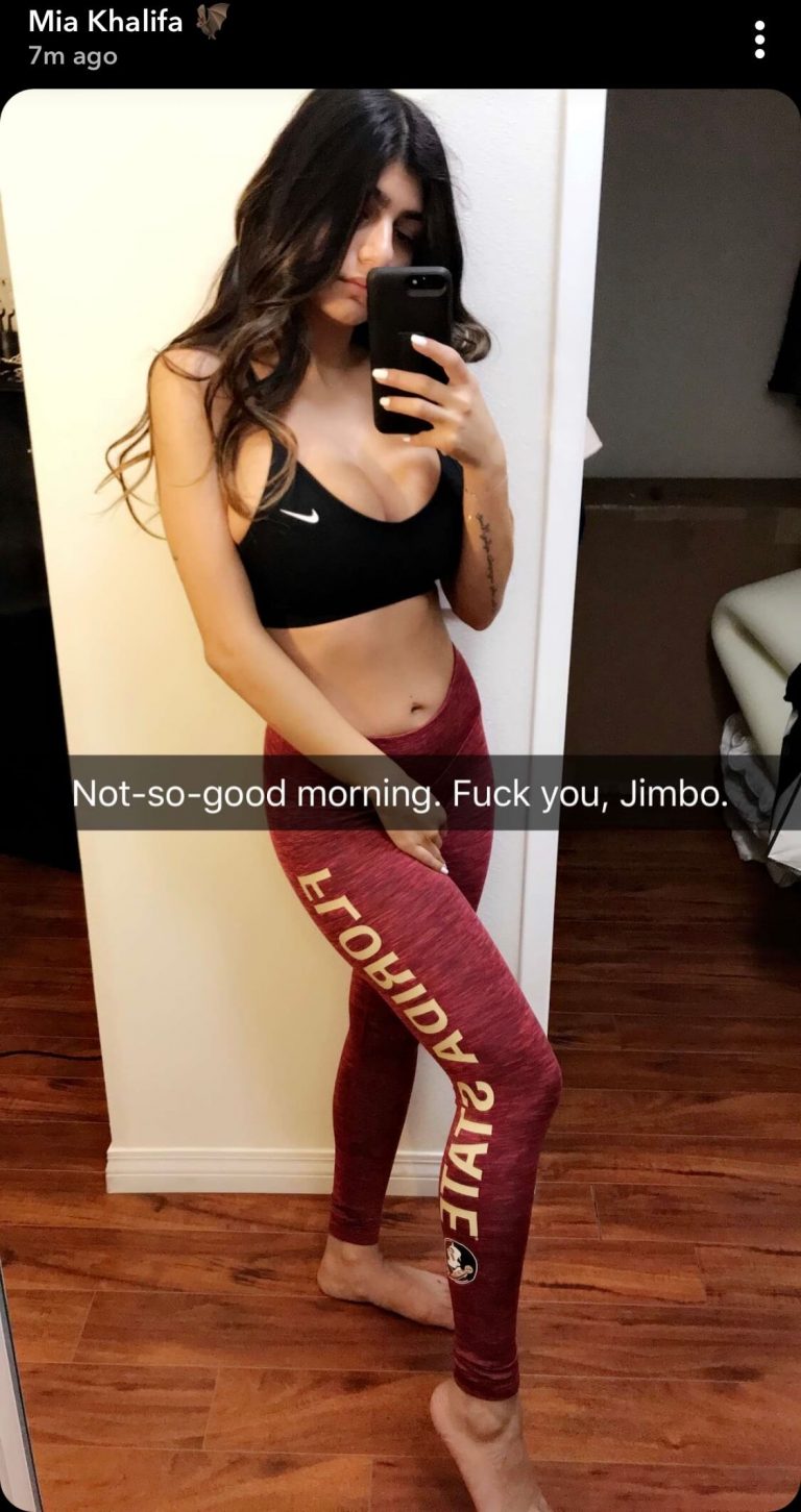 Yes, she is a very sexy actress and Mia Khalifa’s bra and... 