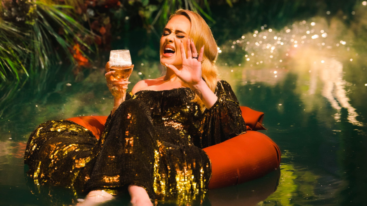 See Adele Drinking Wine On The Lazy River - 12thBlog