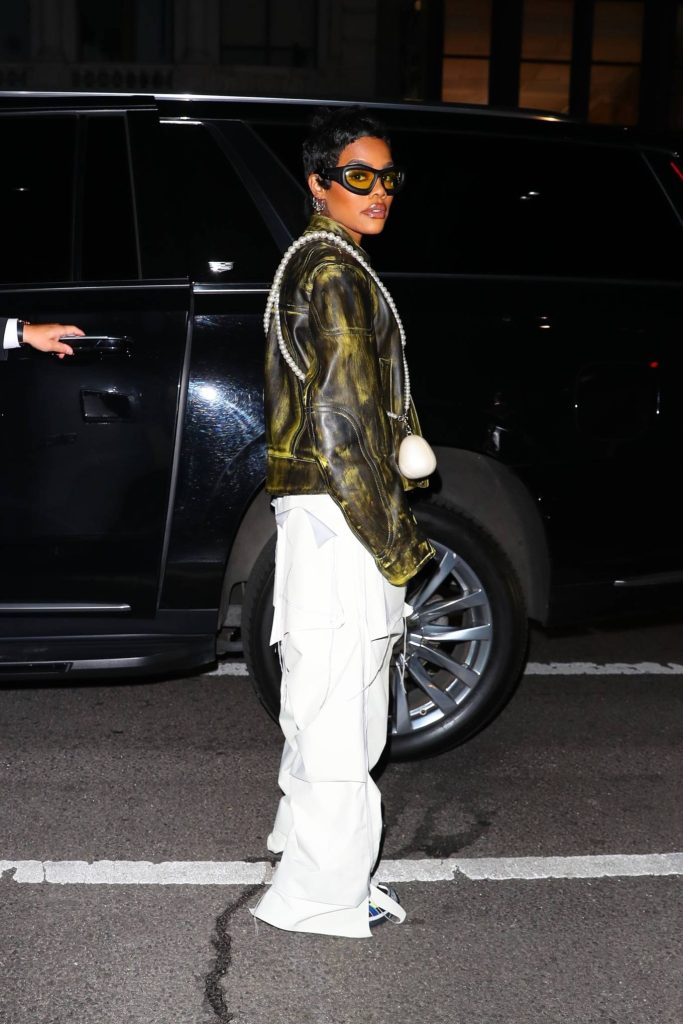 Teyana Taylor spotted leaving Hennessy Kim Jong event in Soho - 12thBlog