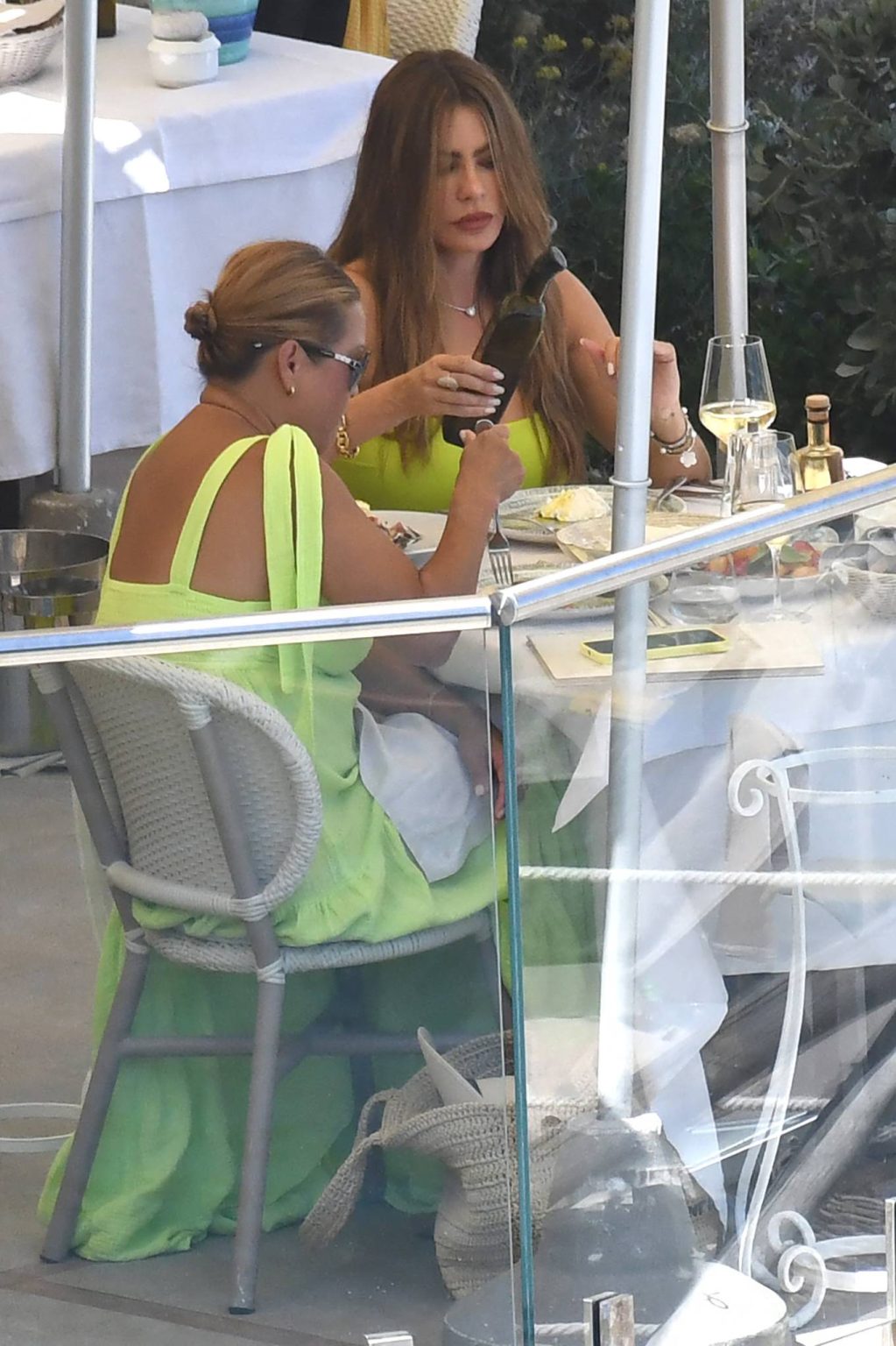 Sofia Vergara was seen at the restaurant Conca del Sogno in Nerano