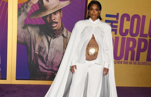 Ciara, Pregnant, Shines at 'The Color Purple' LA Premiere - 12thBlog