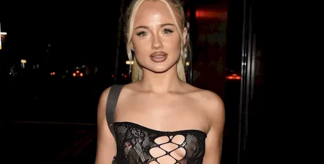 Mia Winward Stuns in Sexy See-Through Lingerie at Halloween Party!